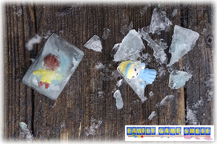 In Minute to Win it Winter edition you have one minute to rescue a toy that is frozen in an ice cube