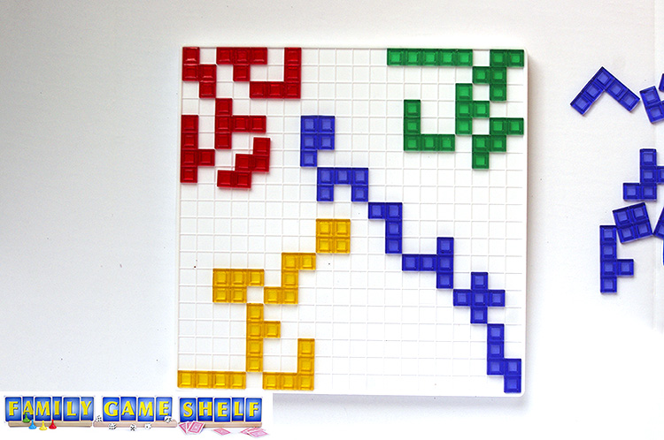 Blokus players are free to place their pieces anywhere on the board as long as the corners touch.