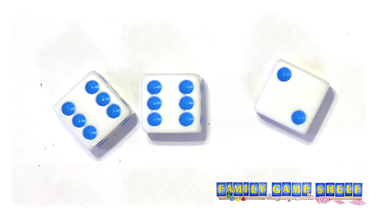 Only the highest rolled dice is kept in the first turn of Going to Boston, if more than one of that number is rolled then only one is kept.