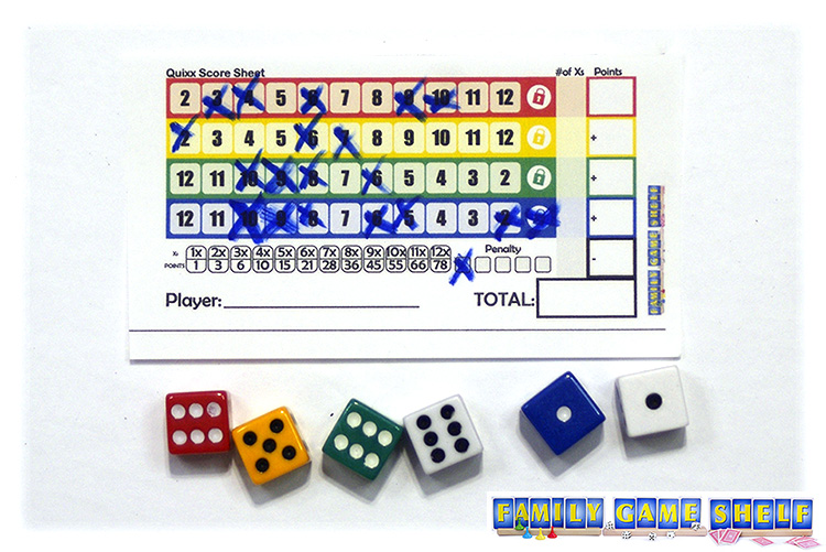 If a Qwixx colour line is locked then no player can cross off anymore numbers in that colour