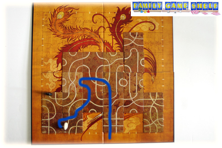 The last Tsuro marker left on the board is the winner.
