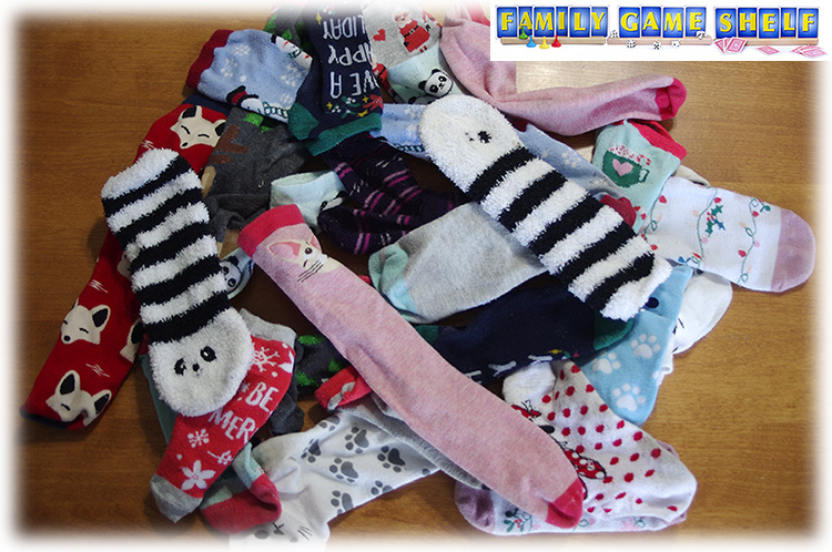 Big pile of socks - minute to win it back to school game
