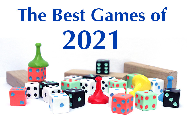 game pieces with best games of 2021