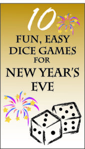 New Year's Eve Dice Games - Family Game Shelf