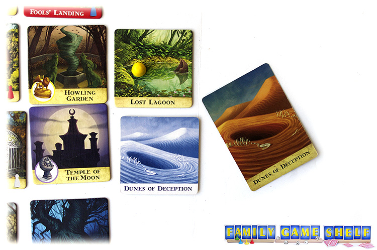 Forbidden Island card and matching flooded tile
