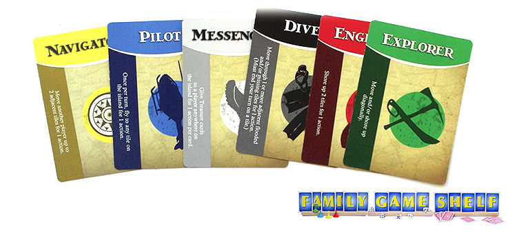 Forbidden Island's player cards