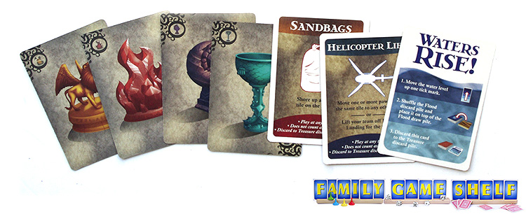 Forbidden Island's action cards