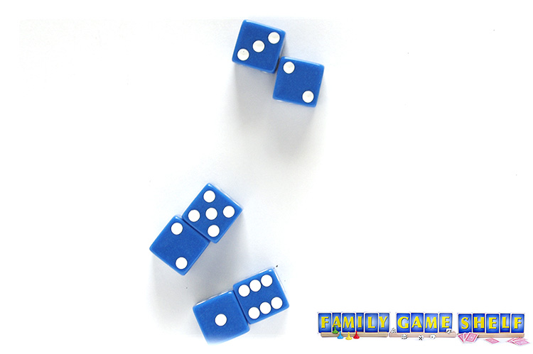 Seven rolls of 5, 2, 6, 3, 2, 3,