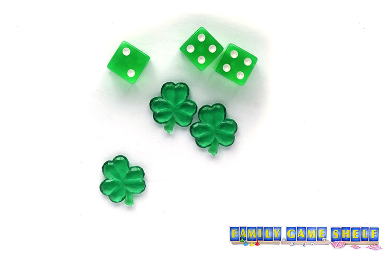 A dice roll of 2, 4, 4 for this St Patrick's Day dice game
