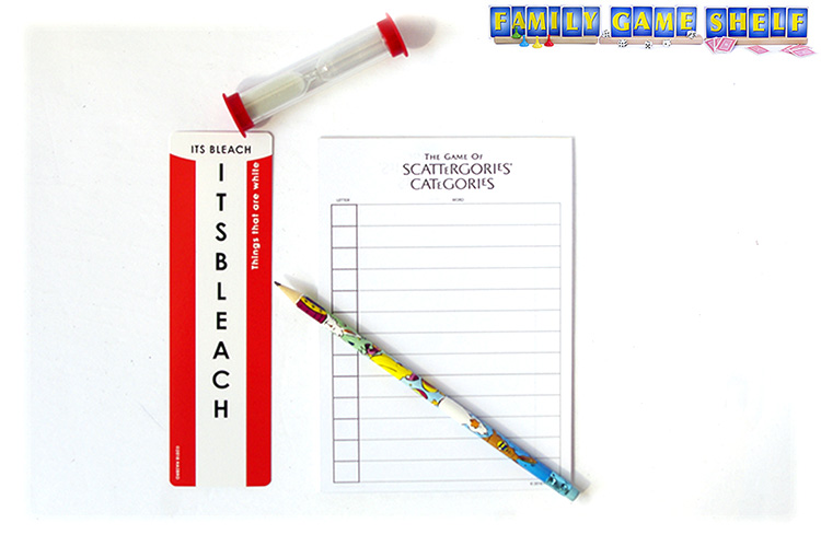 Scattergories Categories game ready to play