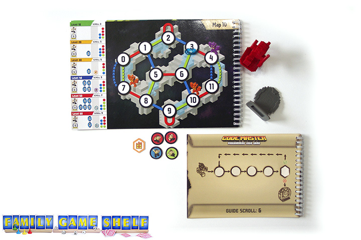 Code Master game board set to map 4