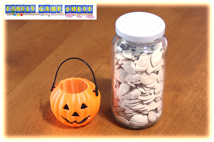 Pumpkin Seed Games seeds in a jar