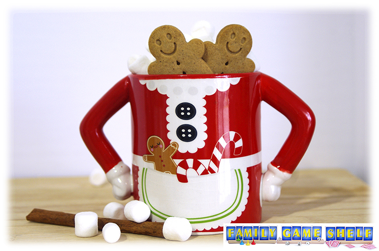 Hot chocolate mug for Christmas Eve box snacks