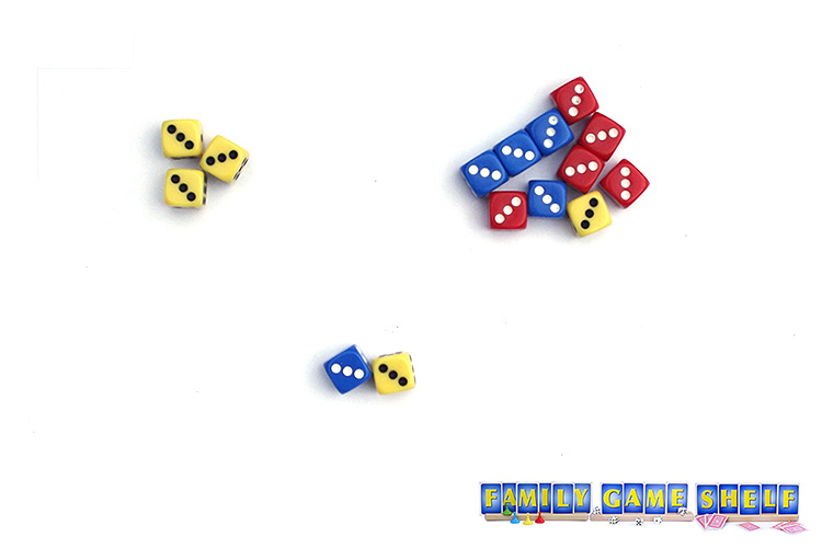 Monkey Dice layer winning with the most bananas 