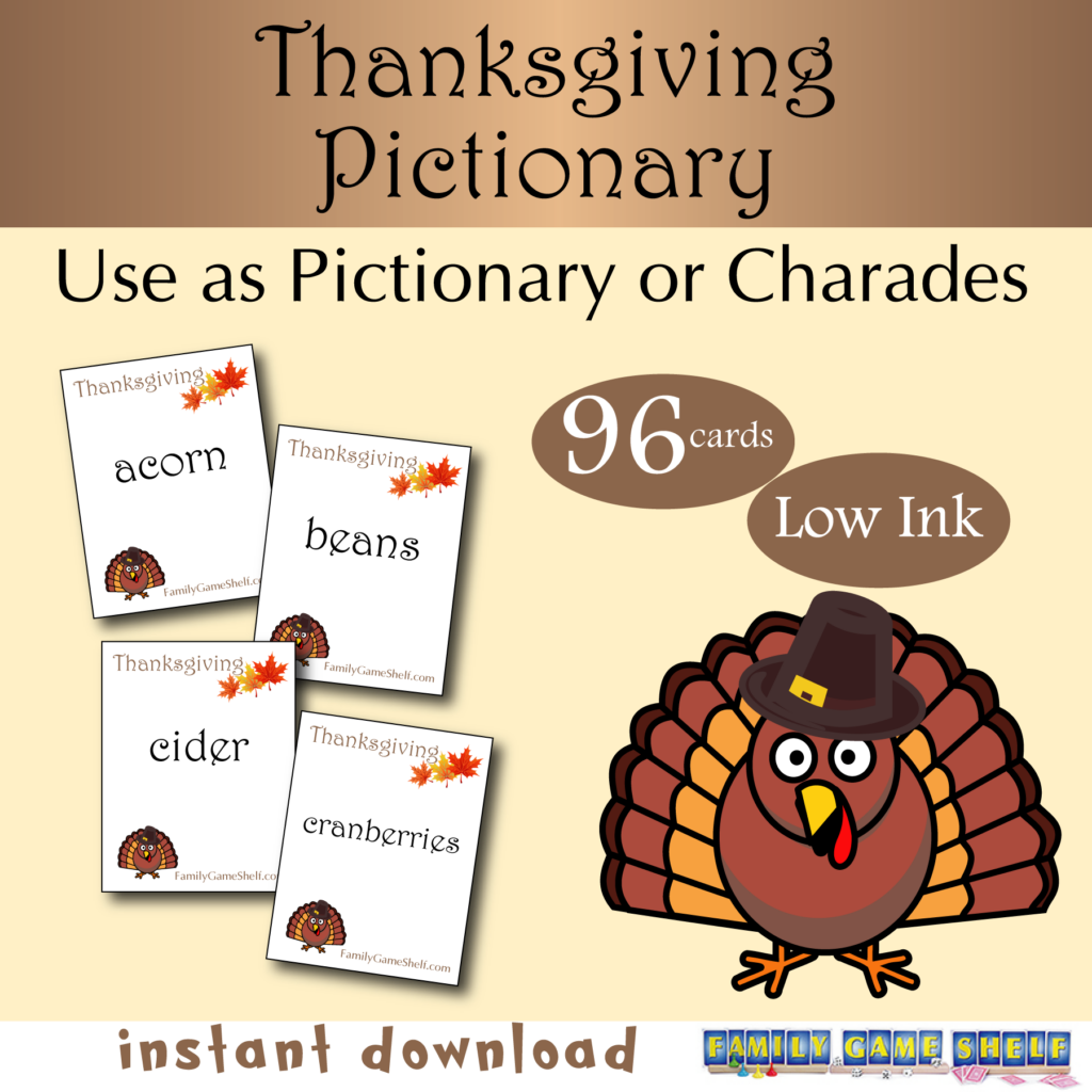 Thanksgiving Pictionary
