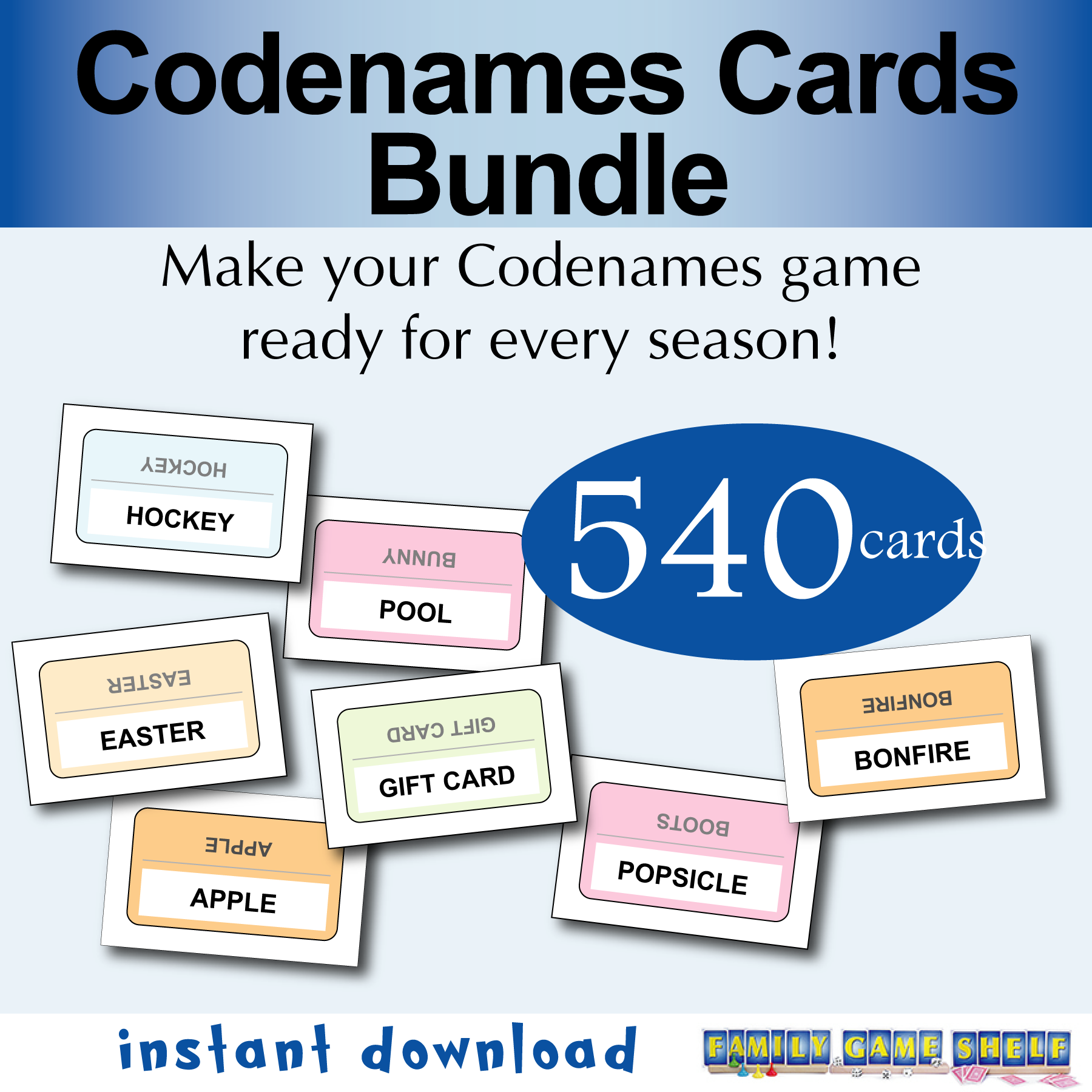 Codenames Game Reivew - FamilyGameShelf