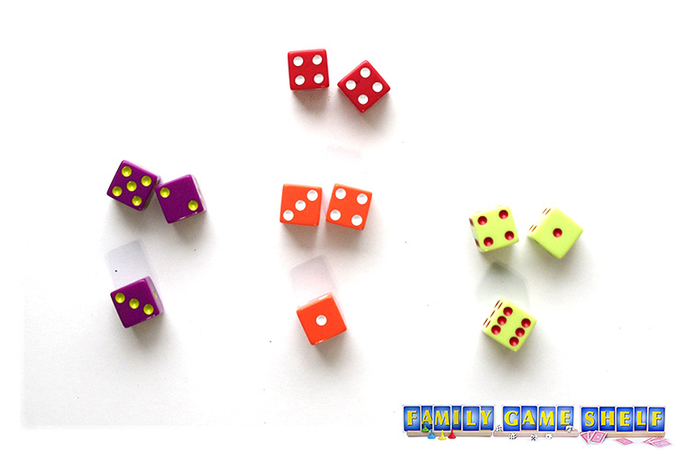 Olympic Table Top game dice curling