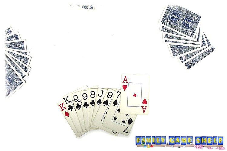 Rolling Stone player starting with the ace of hearts