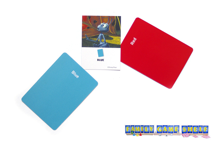 The player with the Princess cards guessed wrong and gets no points. The other player gets one point