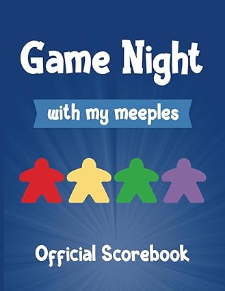 Game Night with my Meeples scorebook
