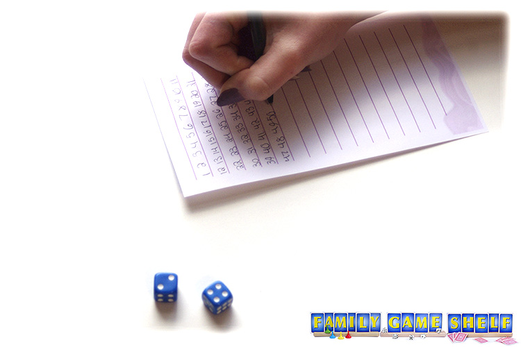 Come on Six player writing the number 50