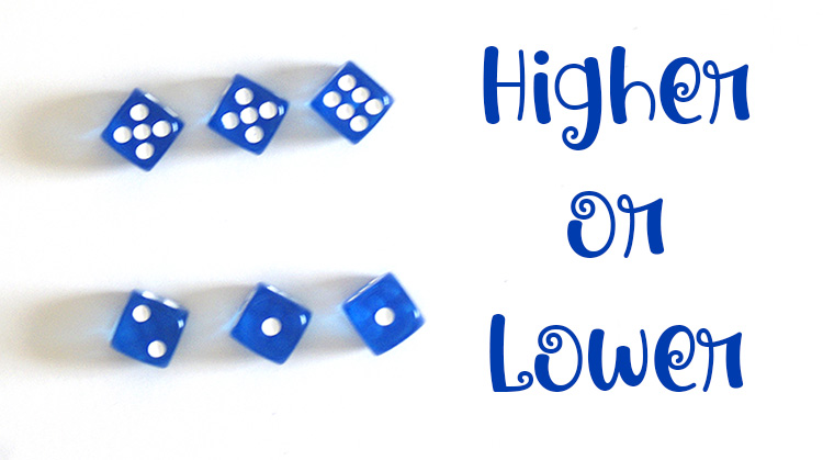 Higher Or Lower Dice Game