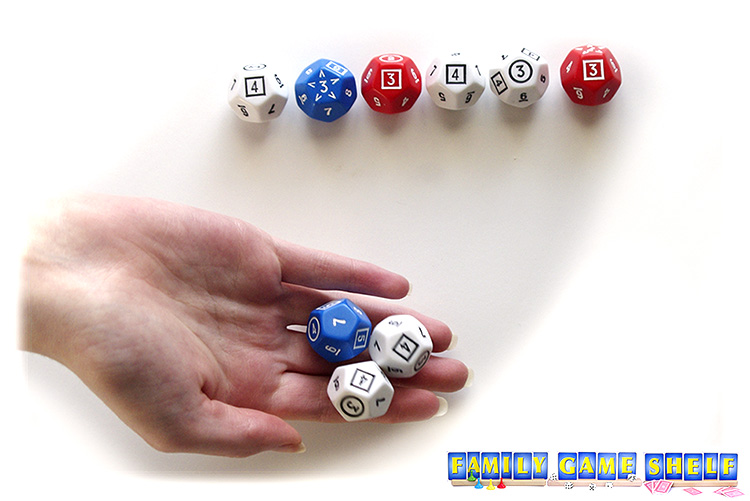 GOLO player rolling last three dice