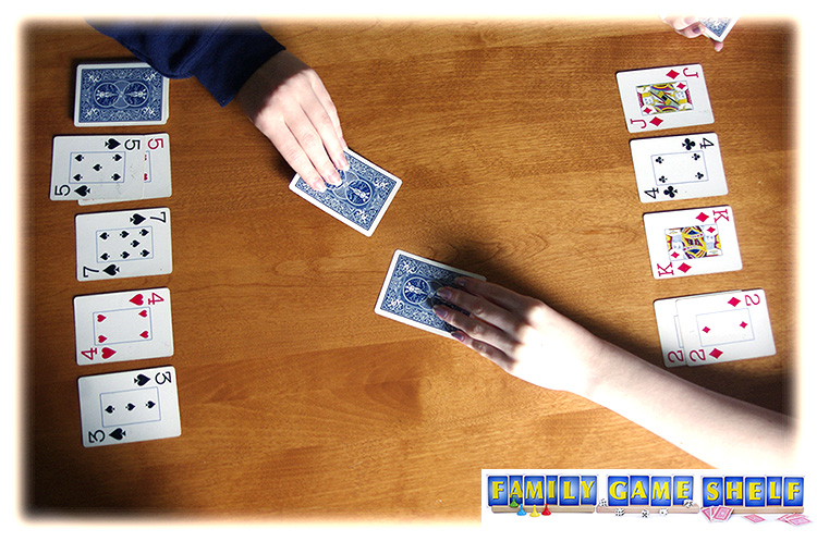 Two Stress Card game players ready to start the game