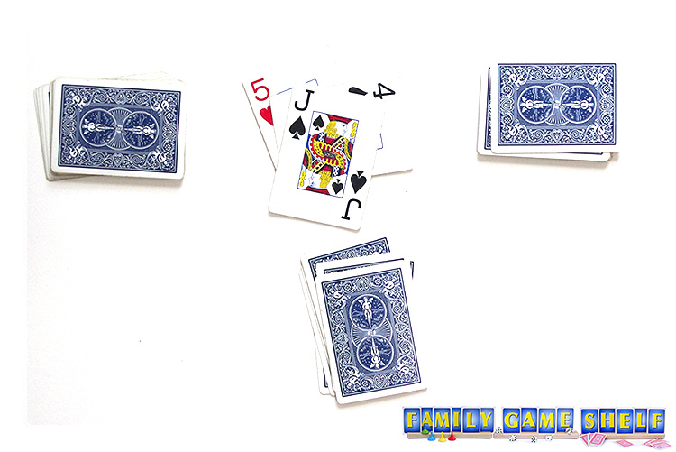 Crazy Fish player with a jack on the pile.