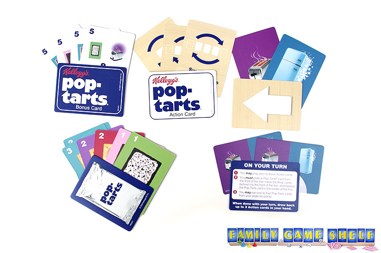 The Pop-tarts card game cards