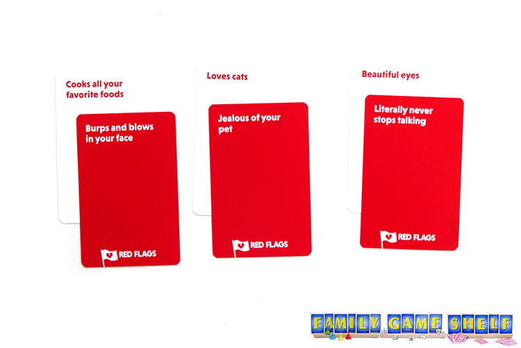 Red Flags card to choose a date