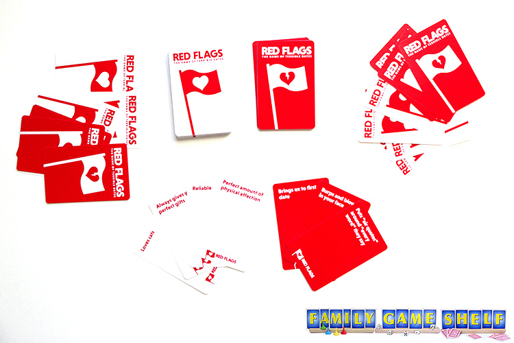 The Red Flags cards at the start of a round