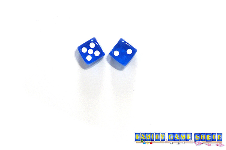 Sevens Out dice game roll of 2 and 5