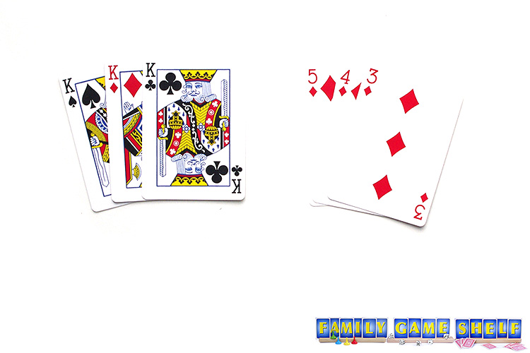 Frustration Rummy card sets and runs