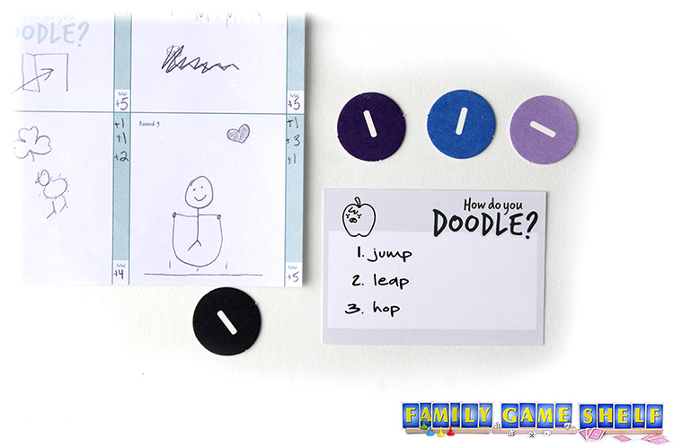 How to you Doodle player with three correct guesses of her drawing of jump