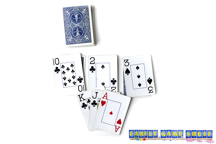 Palace card game set up