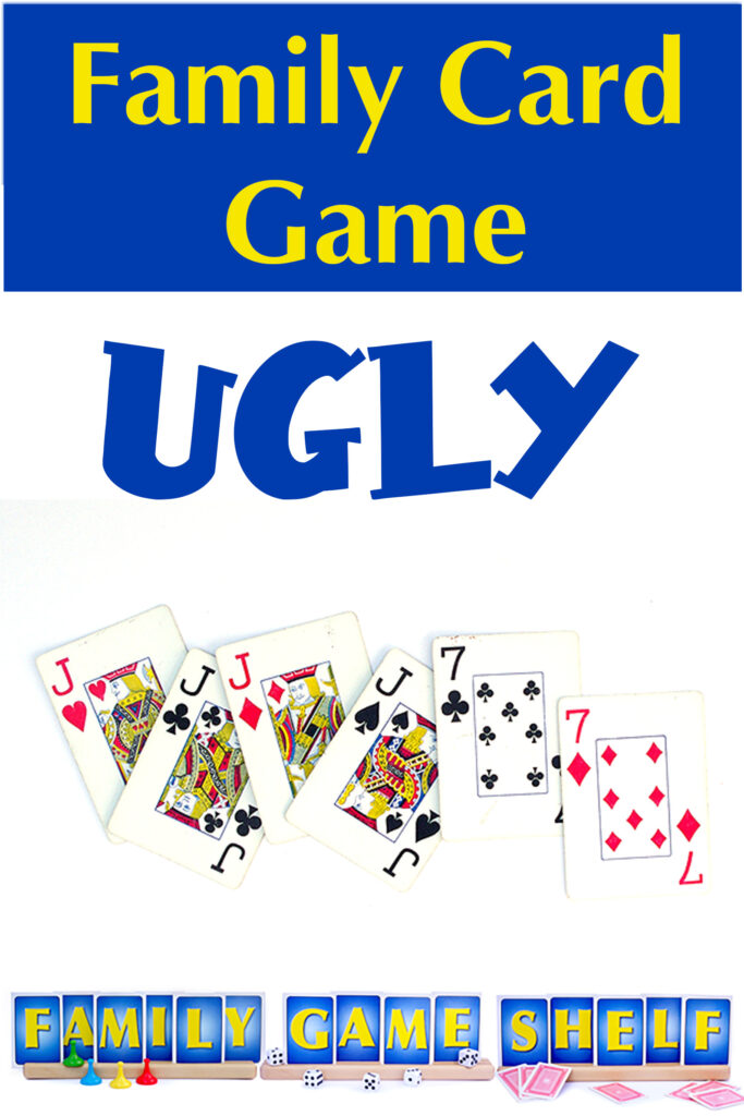 Family Card game Ugly pin