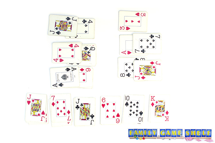 A  player with the jack of hearts, the jack of clubs and the ugly card.