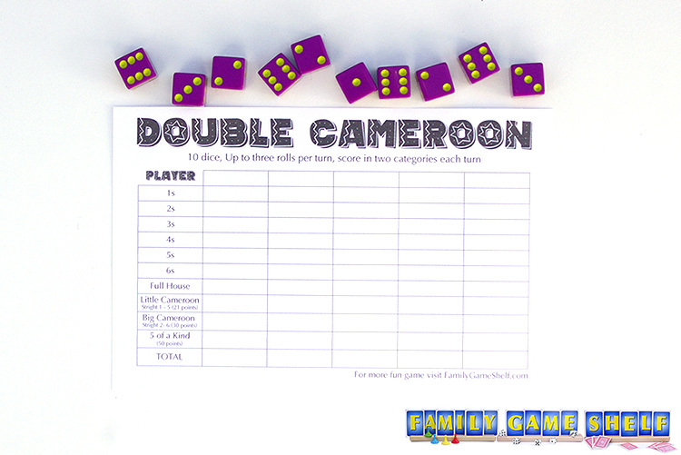 Double Cameroon dice game