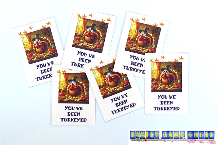 Thanksgiving mystery you've been turkeyed cards
