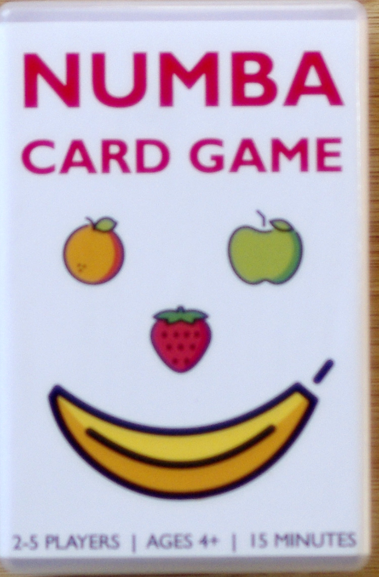 Numba card game box