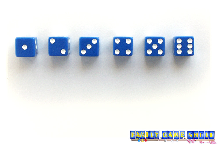 Winter Games speed skating dice in a sequence