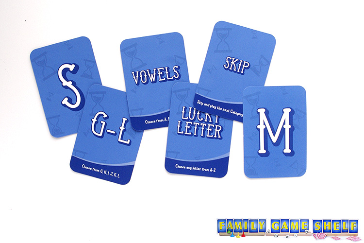 Rapid Rumble letter cards