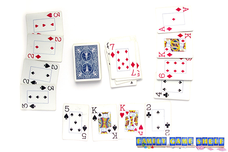 Scoring with the left player having 10 points, the middle player 6 points, and the right player a score of 11