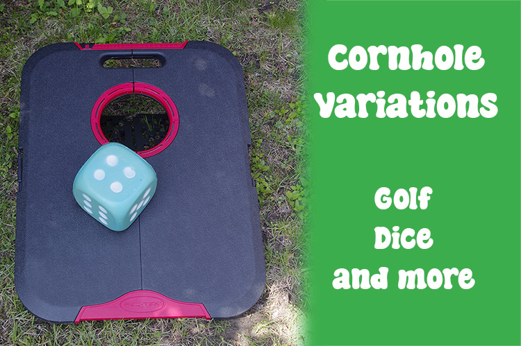 Cornhole Variations Golf, dice and more