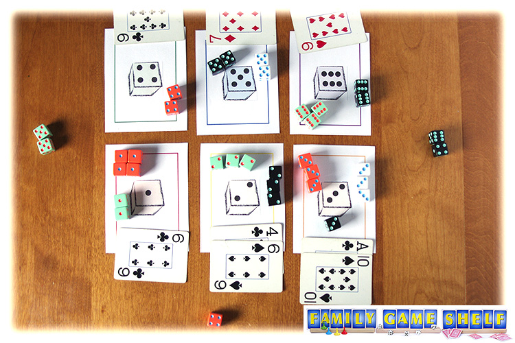 A player with just one dice left.
