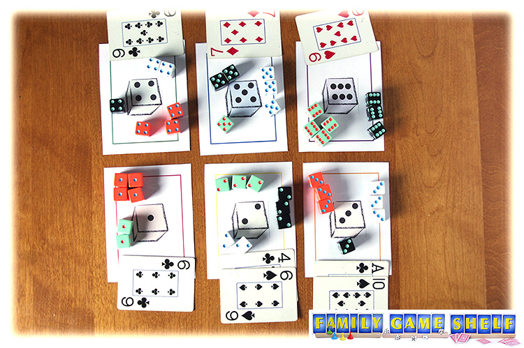 The end of a round of Risk It.