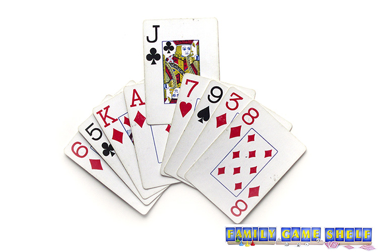A hand of cards with the Old Batchelor card in it