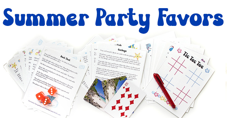 Summer Party Favors Cover