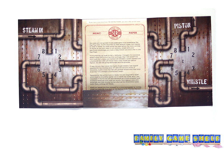 The inside of the engine car envelop
